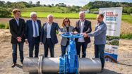 Inauguration de la pompe à eau par la CAPB